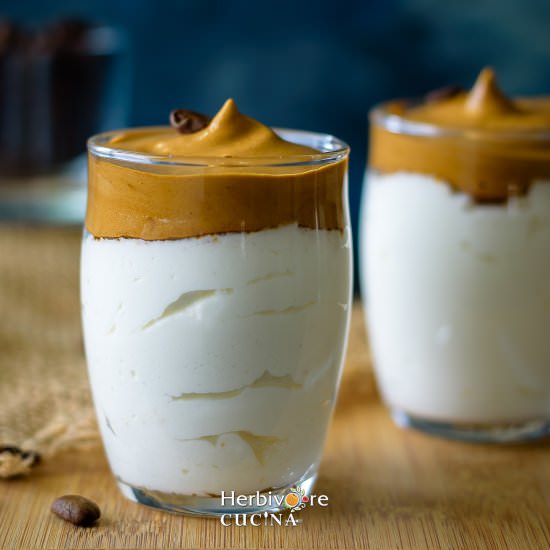 Dalgona Coffee Mousse - Recipe photo by Herbivore Cucina