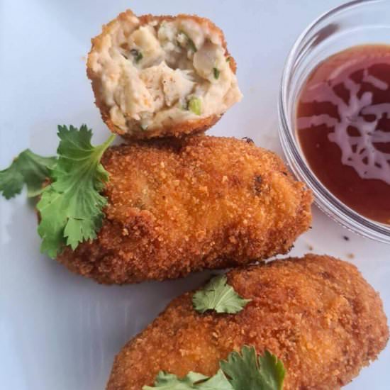 Chicken and Mushroom Croquettes - Recipe photo by RominasLittleCorner