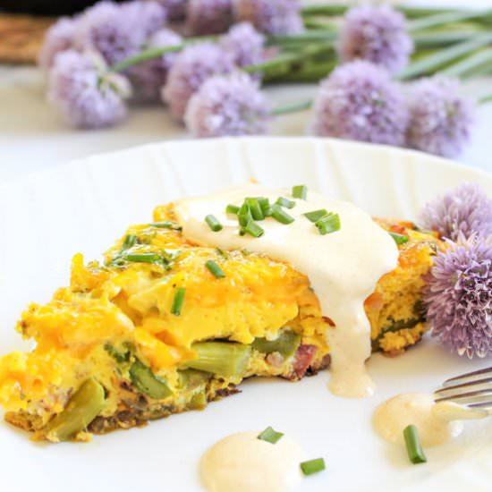eggs benedict frittata - Recipe photo by seekinggoodeats