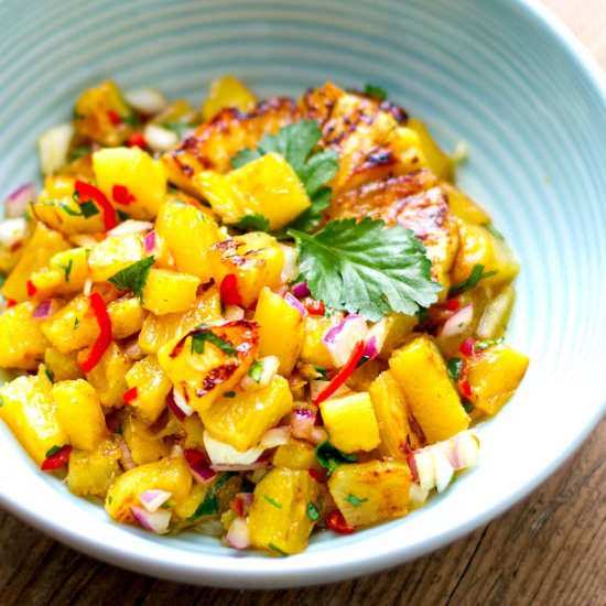 Grilled Pineapple Salsa - Recipe photo by IrenaMacri