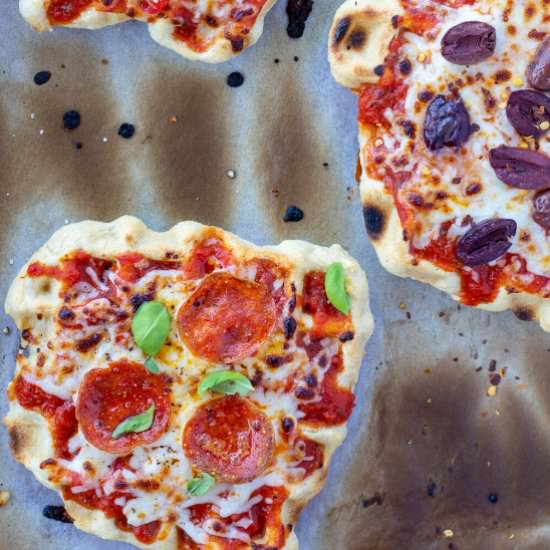 Waffle Iron Pizza - Recipe photo by Salty Lemon Sister