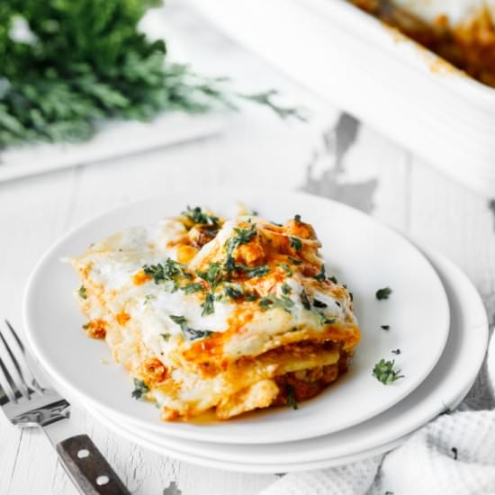 World’s Best Homemade Lasagna - Recipe photo by basilanddill