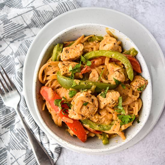 Healthy Cajun Chicken Pasta - Recipe photo by servingupsimplicity