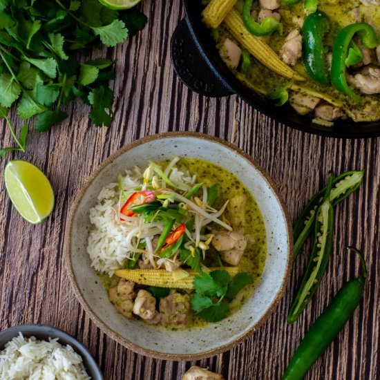 Thai Green Chicken Curry - Recipe photo by AnotherFoodBlogger