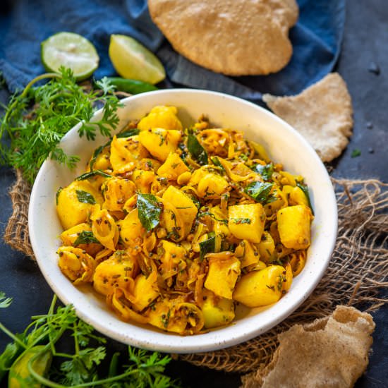Batata Bhaji - Recipe photo by Whiskaffair