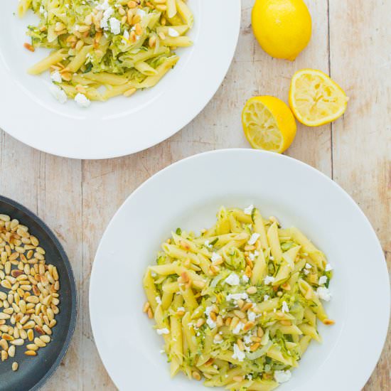 Feta & Courgette Pasta - Recipe photo by easypeasyfoodie
