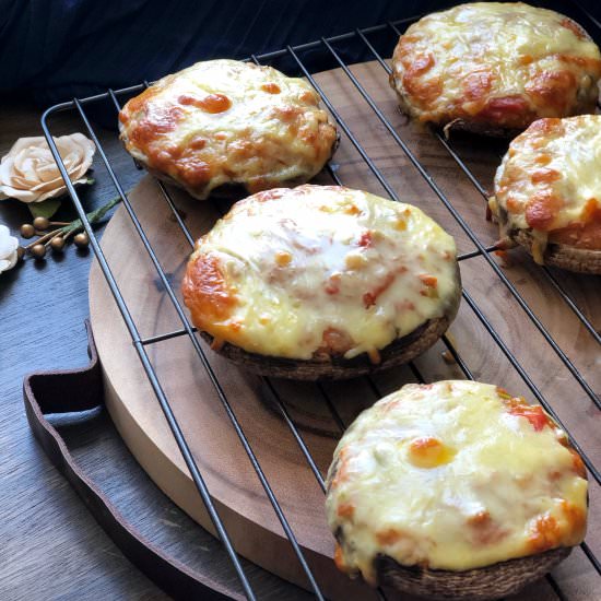 Stuffed portobello mushrooms - Recipe photo by Once a Foodie