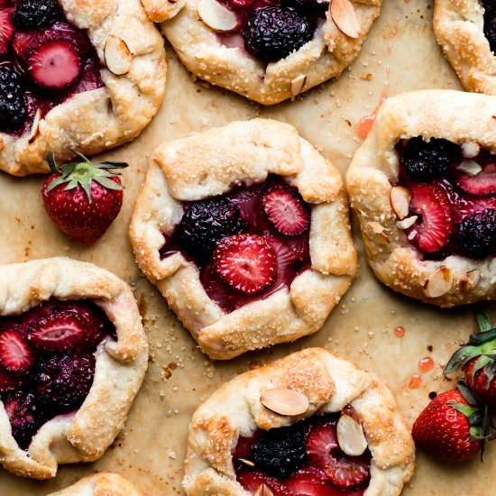 Mini Fruit Galettes - Recipe photo by sallysbakingaddiction