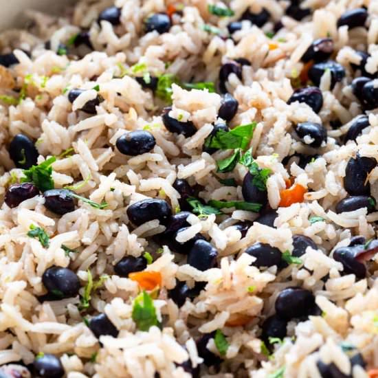 Black Beans and Rice - Recipe photo by Jessica Gavin