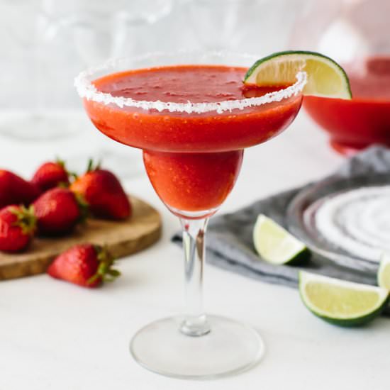 Easy Strawberry Margarita - Recipe photo by Downshiftology