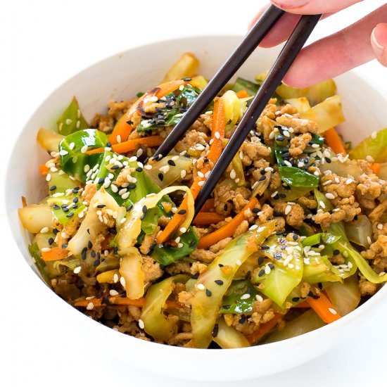 Egg Roll in a Bowl - Recipe photo by ChefSavvy
