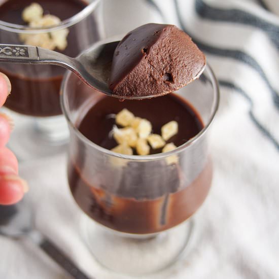 No bake chocolate custard - Recipe photo by carolinescooking