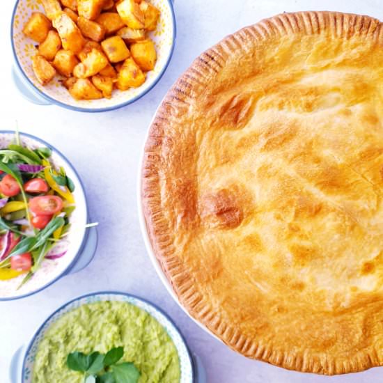 Puff Pastry Egg & Bacon Pie - Recipe photo by FeastGloriousFeast