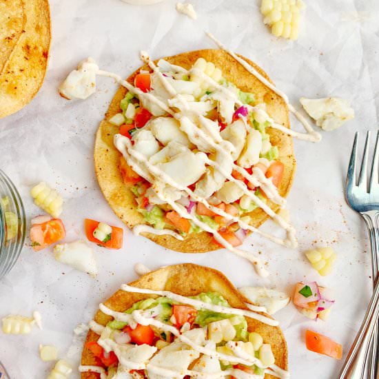 Chesapeake Tostadas - Recipe photo by Theyummymuffin