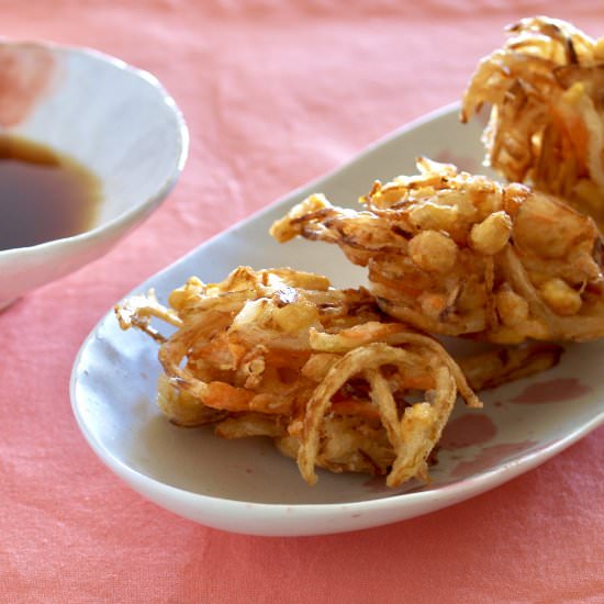 Light and Crispy Kakiage Tempura - Recipe photo by ochikeron