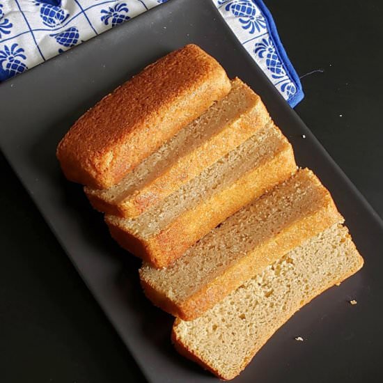 Eggless Hot Milk Cake - Recipe photo by ProfusionCurry