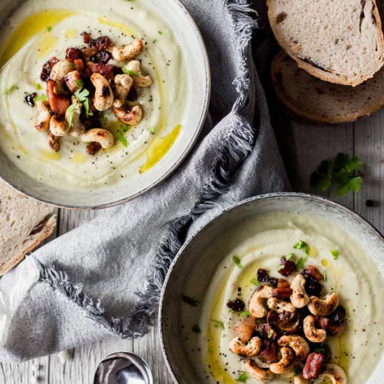 Tahini and Cauliflower Soup - Recipe photo by jaimieeats