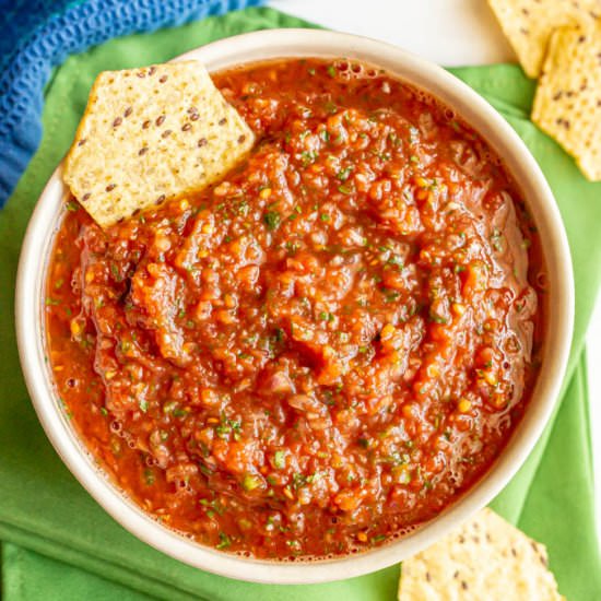 Homemade salsa - Recipe photo by Family Food on the Table