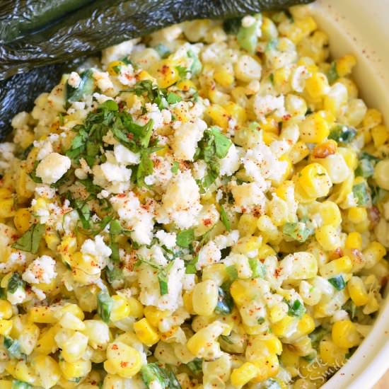 Mexican Street Corn Salad - Recipe photo by WillCookForSmiles