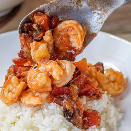 Shrimp and Bacon Stew - Recipe photo by Belquistwist