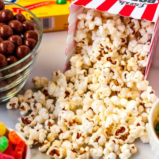 Movie Theater Popcorn - Recipe photo by FoodFolksandFun