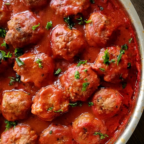 Italian Meatballs - Recipe photo by Eats Delightful