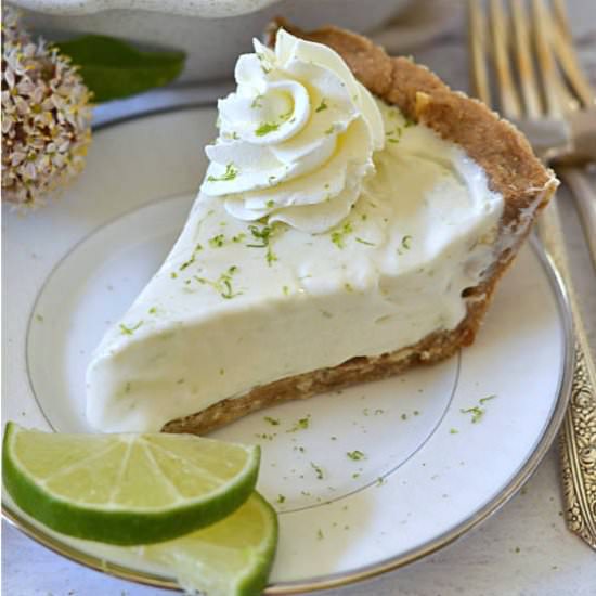 Margarita Pie with a Pretzel Crust - Recipe photo by TwoSugarBugs