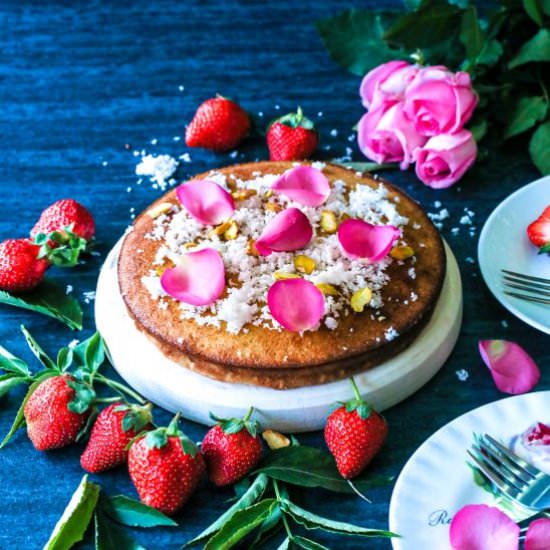 No-Mess Coconut Cardamom Cake - Recipe photo by thepeppercook