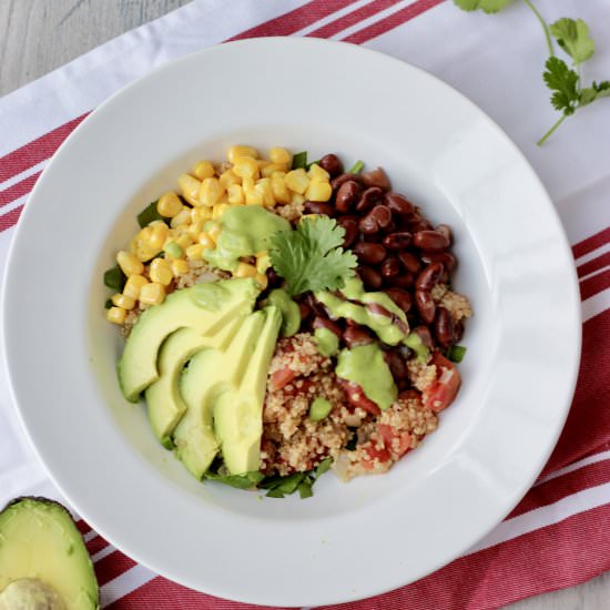 Mexican Quinoa Bowl - Recipe photo by alternativedish