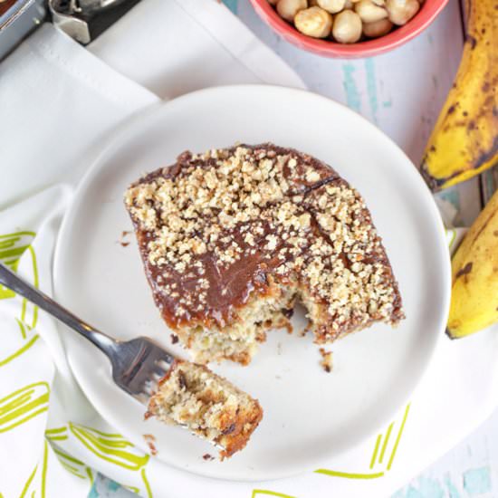 Banana Nutella Cake - Recipe photo by bunsenburnerbakery