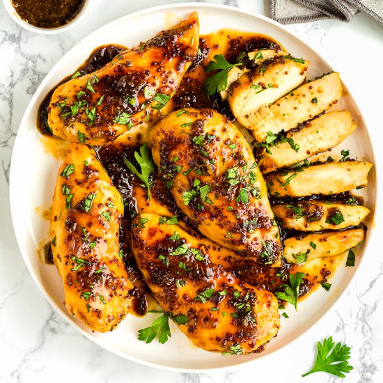 Mustard Glazed Chicken - Recipe photo by Mommys Home Cooking