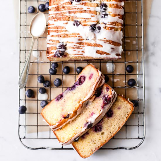 Lemon Blueberry Cake - Recipe photo by Salted Mint