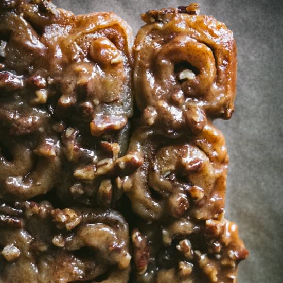Small Batch Peanut Butter Sticky Buns - Recipe photo by theedgewoodbaker