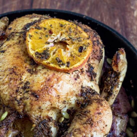 Piri piri roast chicken - Recipe photo by The Hungary Buddha