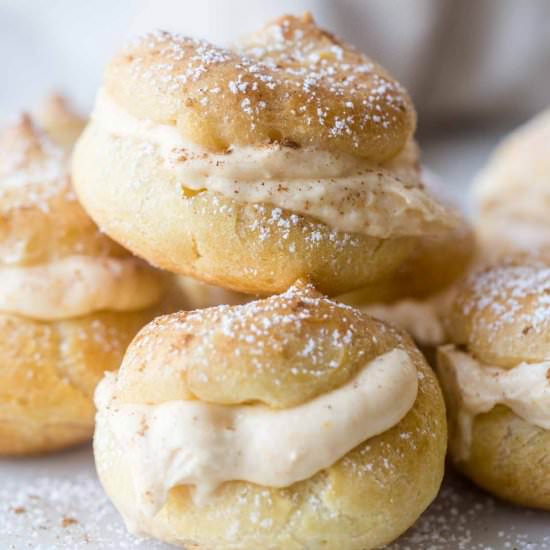 Pumpkin Spice Cream Puffs - Recipe photo by ValentinasCorner
