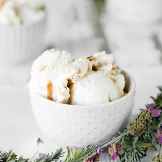 No-Churn Caramel Ice Cream - Recipe photo by basilanddill