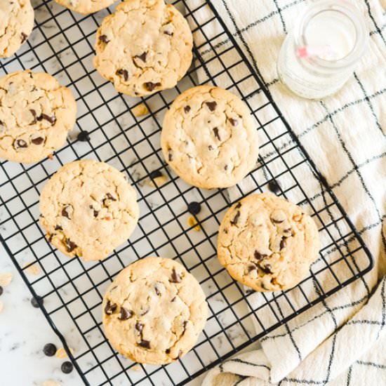 Peanut Butter Chocolate Chip Cookie - Recipe photo by TheCakeChica