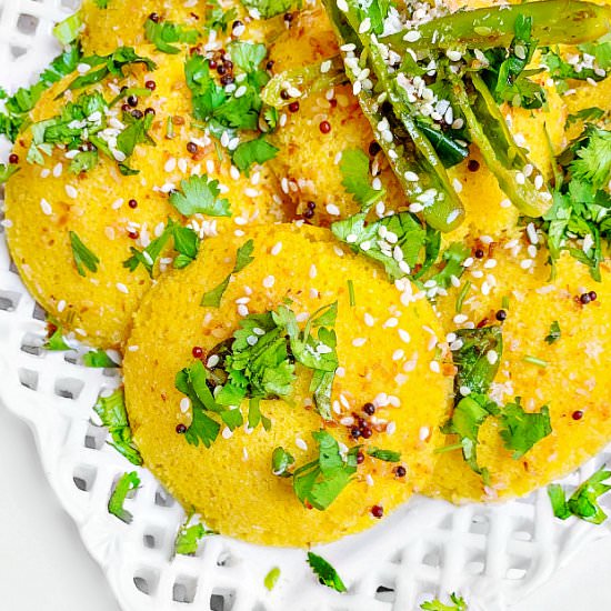 Idli Dhokla (Instant Dhokla Recipe) - Recipe photo by EasycookingwithMolly