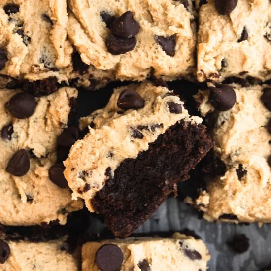 Cookie Dough Brownies - Recipe photo by GoodThingsBakingCo