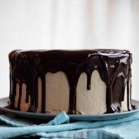 Chocolate Coffee Cake with Ganache - Recipe photo by thesundaybaker