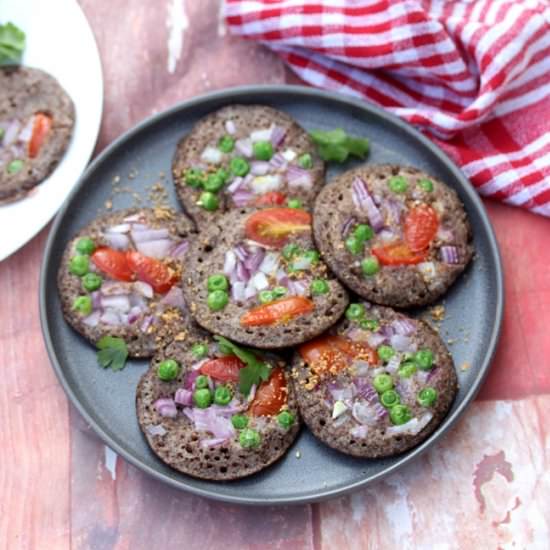 Quinoa Oothapam - Recipe photo by Spice Chronicles