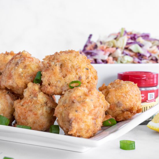 Salmon Fritters - Recipe photo by Aredspatula