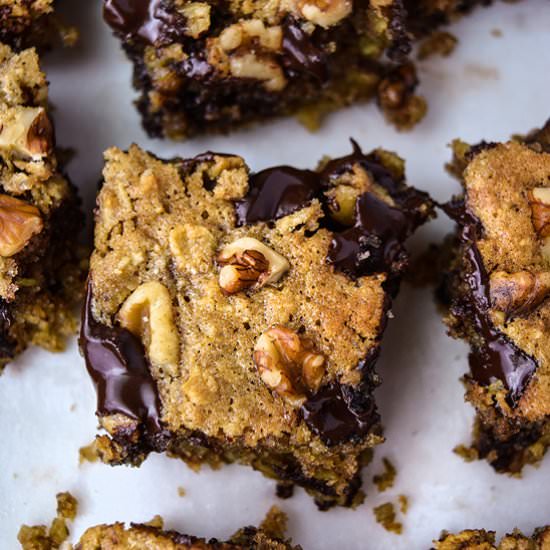 Oatmeal Chocolate Chip Cookie Bars - Recipe photo by servingupsimplicity