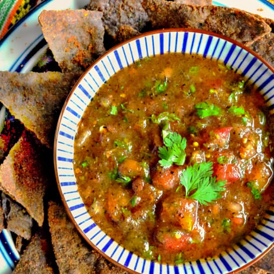 Grilled Tomato Salsa - Recipe photo by thisishowicook