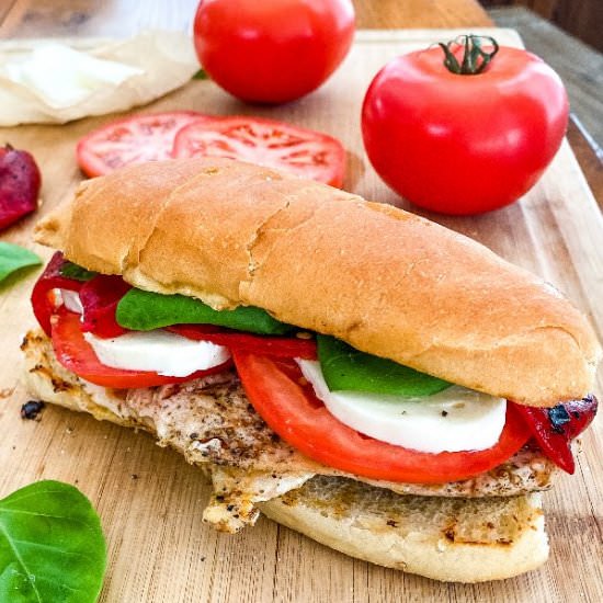 Grilled Chicken Sandwiches - Recipe photo by amycaseycooks