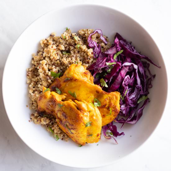 Low FODMAP Spiced Lemon Chicken - Recipe photo by funwithoutfodmaps
