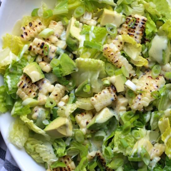 Charred Corn Salad - Recipe photo by servingtonight