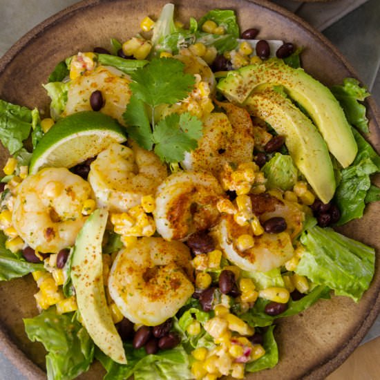 Shrimp and Mexican Street Corn Bowl - Recipe photo by dwayland