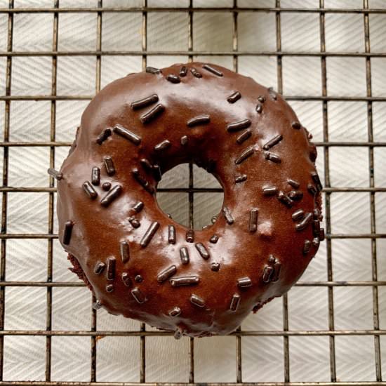 Vegan Double Chocolate Donuts - Recipe photo by Foodbyayaka