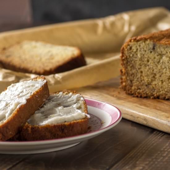 Banana Bread and maple butter cream - Recipe photo by anindya0909